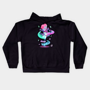 Dancer futuristic Kids Hoodie